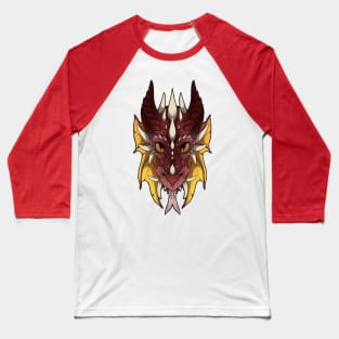 Fire Dragon Baseball T-Shirt